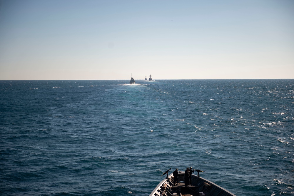 Vella Gulf Conducts Operations in the Atlantic