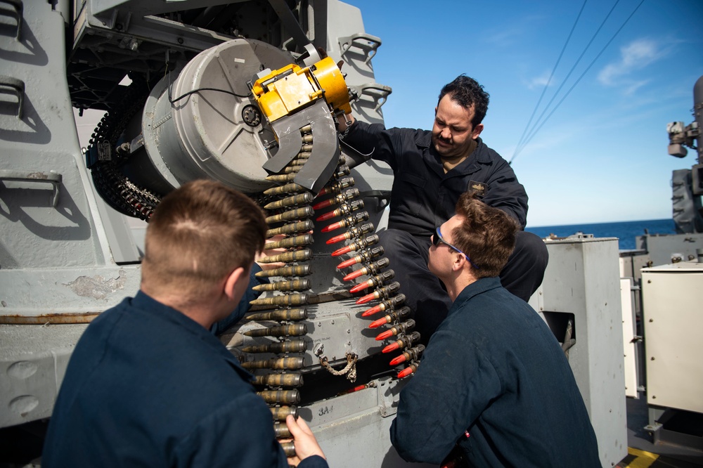 USS Vella Gulf Conducts Operations in the Atlantic Ocean