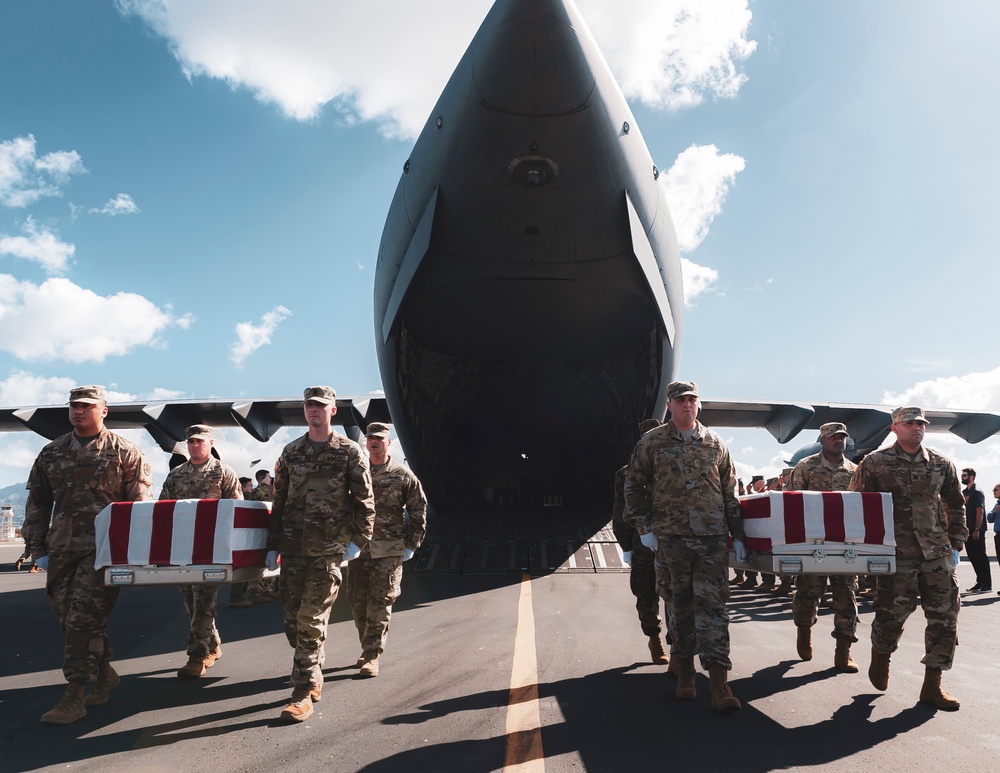 U.S. Team Brings Home Remains from the Republic of the Philippines