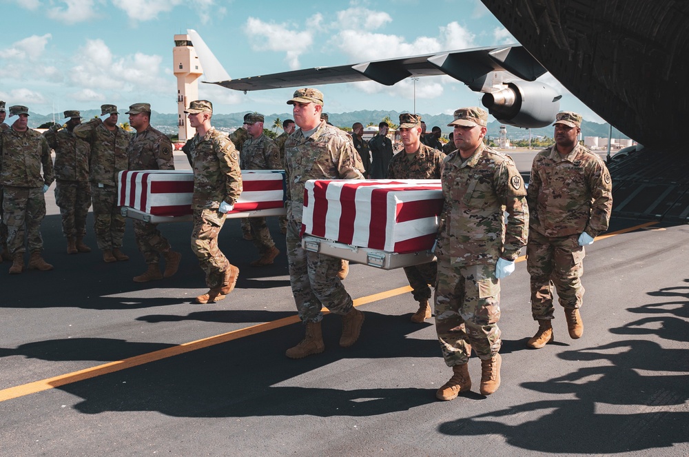 U.S. Team Brings Home Remains from the Republic of the Philippines