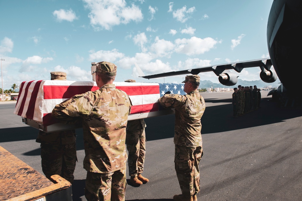 U.S. Team Brings Home Remains from the Republic of the Philippines