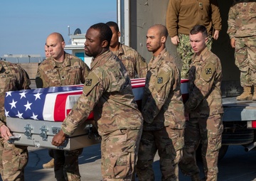 Spc. Antonio Moore Dignified Transfer