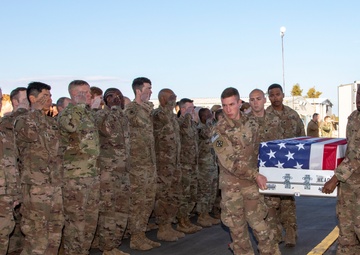 Spc. Antonio Moore Dignified Transfer