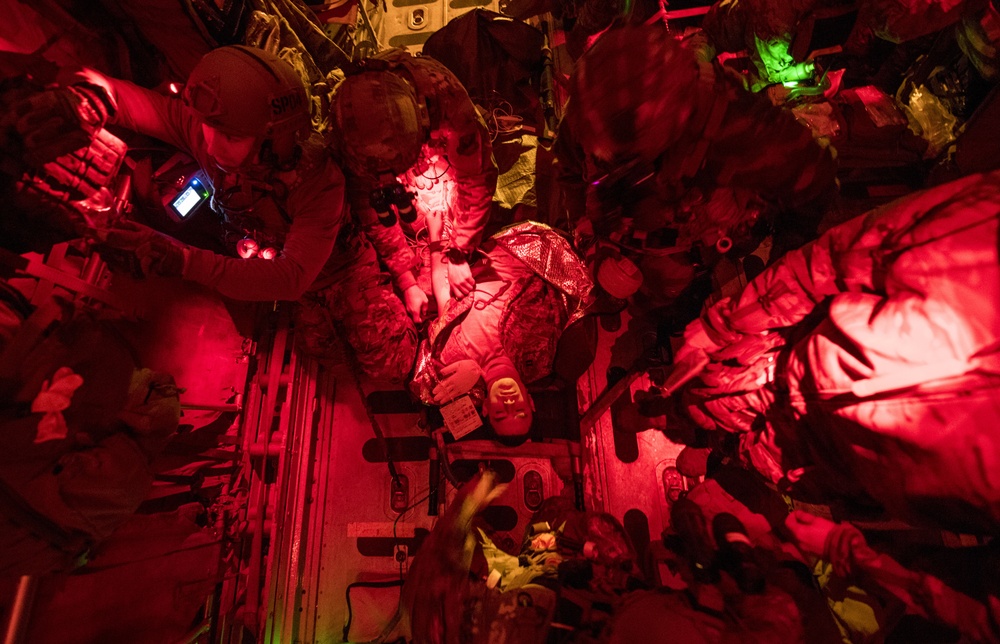 1st SOSS conducts a CASEVAC onboard French C-130 during EW 20-1