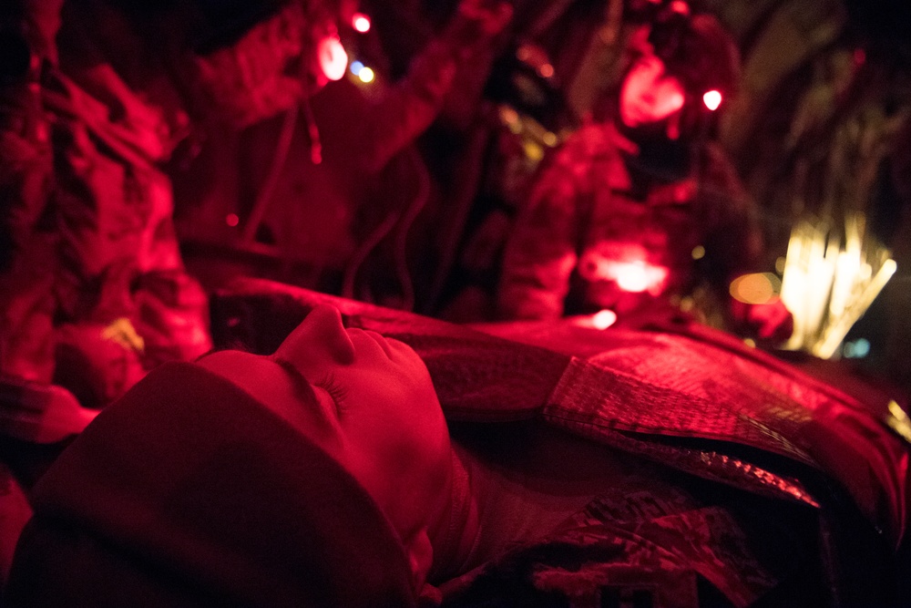 1st SOSS conducts a CASEVAC onboard French C-130 during EW 20-1