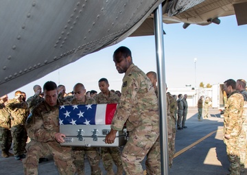 Spc. Antonio Moore Dignified Transfer