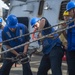 USS Barry Conducts Replenishment-At-Sea