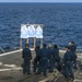 USS Normandy Conducts Small Arms Gun Shoot