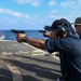 USS Normandy Conducts Small Arms Gun Shoot