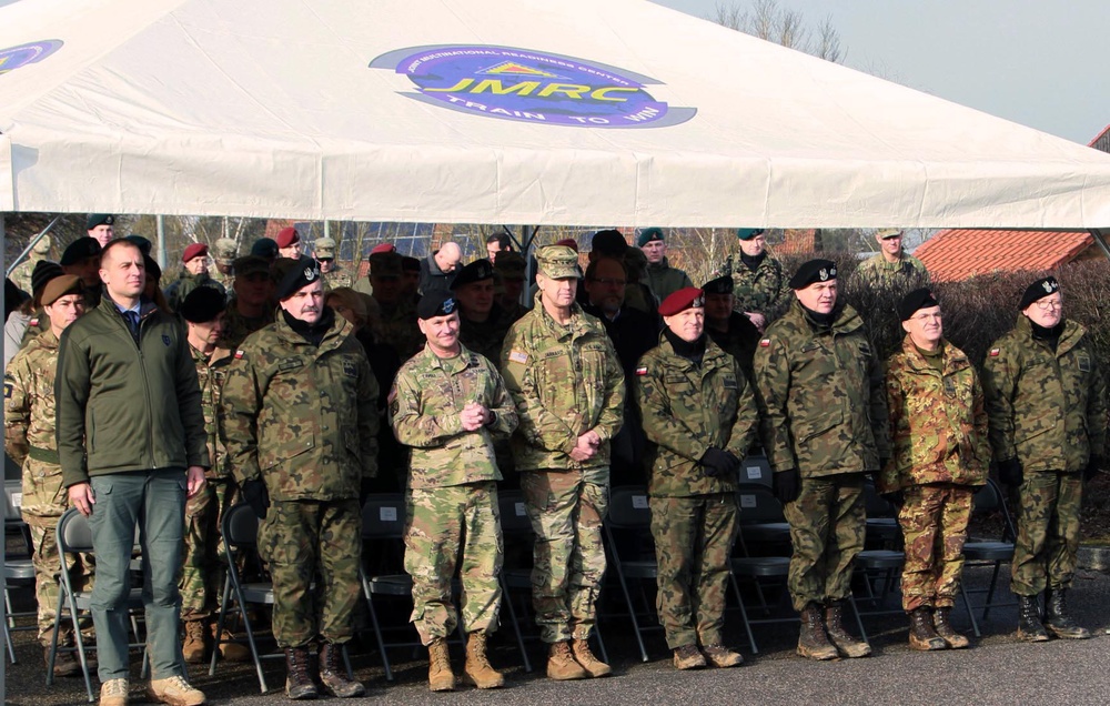 Hohenfels Hosts Polish Monument Rededication Ceremony during Combined Resolve XIII