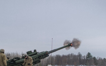 Wisconsin Field Artillery at Camp Grayling during Northern Strike 20-2