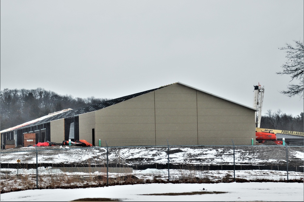 Construction on new shipping, receiving facility at Fort McCoy continues