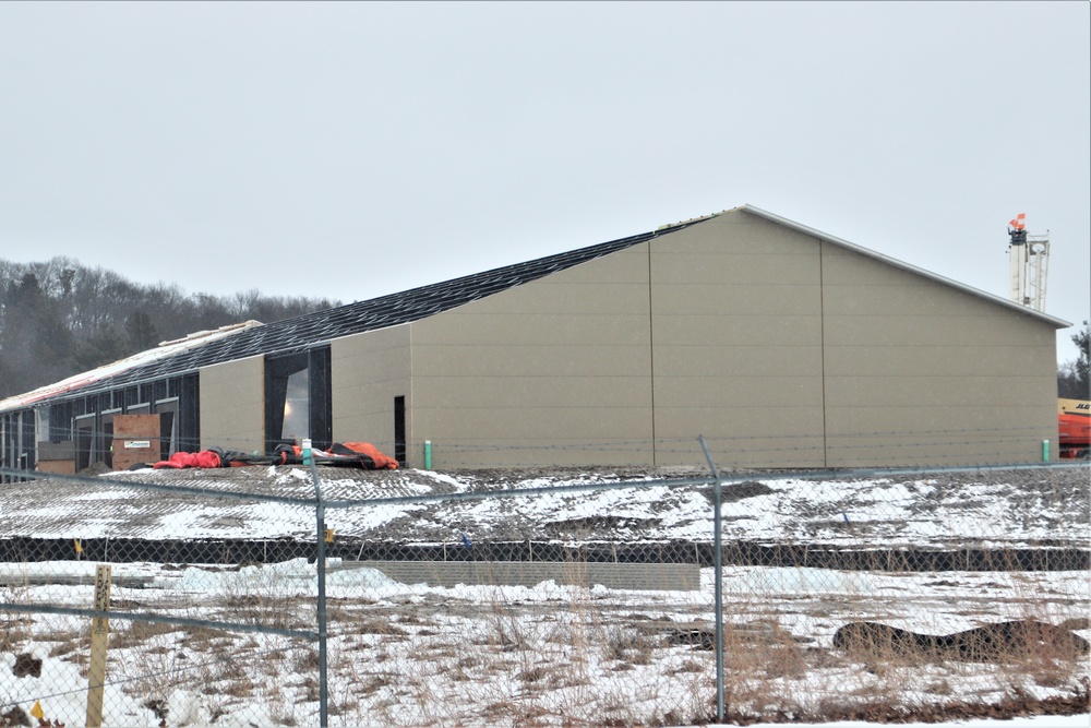 Construction on new shipping, receiving facility at Fort McCoy continues