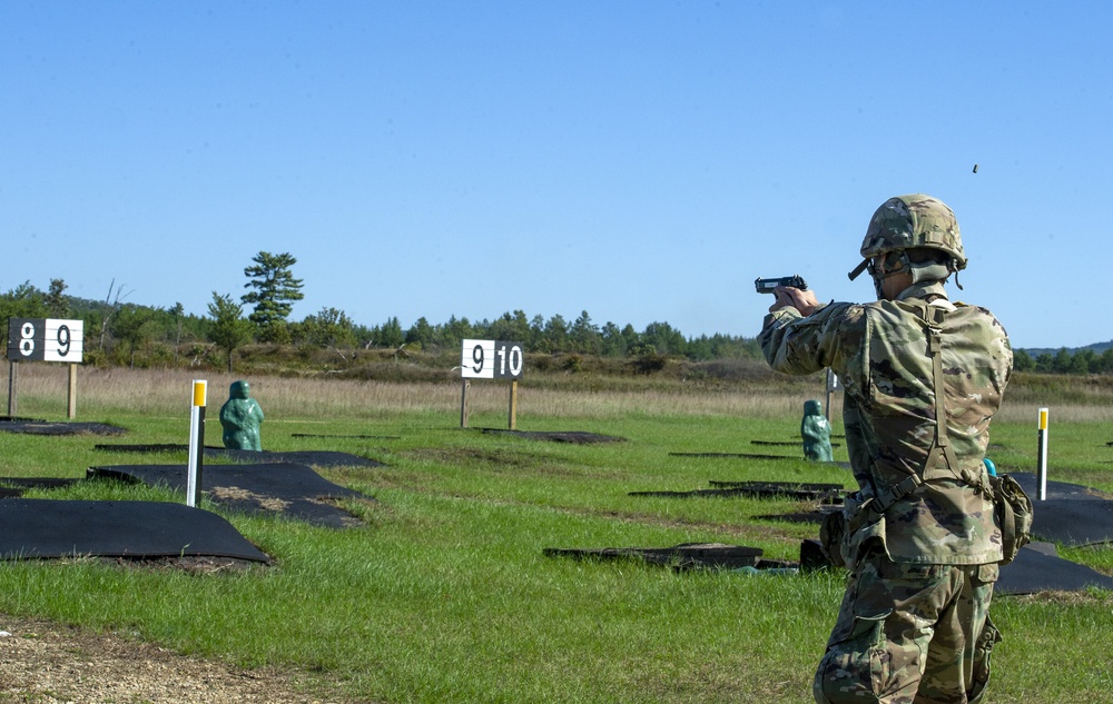 372nd Engineer Brigade qualify on M9 and HGQC