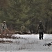 Fort McCoy Cold-Weather Operations Course students practice snowshoeing, ahkio sled use