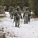 Fort McCoy Cold-Weather Operations Course students practice snowshoeing, ahkio sled use