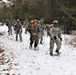 Fort McCoy Cold-Weather Operations Course students practice snowshoeing, ahkio sled use