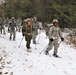 Fort McCoy Cold-Weather Operations Course students practice snowshoeing, ahkio sled use