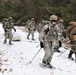 Fort McCoy Cold-Weather Operations Course students practice snowshoeing, ahkio sled use