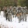 Fort McCoy Cold-Weather Operations Course students practice snowshoeing, ahkio sled use Fort McCoy Cold-Weather Operations Course students practice snowshoeing, ahkio sled use
