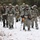 Fort McCoy Cold-Weather Operations Course students practice snowshoeing, ahkio sled use Fort McCoy Cold-Weather Operations Course students practice snowshoeing, ahkio sled use
