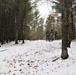 Fort McCoy Cold-Weather Operations Course students practice snowshoeing, ahkio sled use