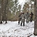 Fort McCoy Cold-Weather Operations Course students practice snowshoeing, ahkio sled use