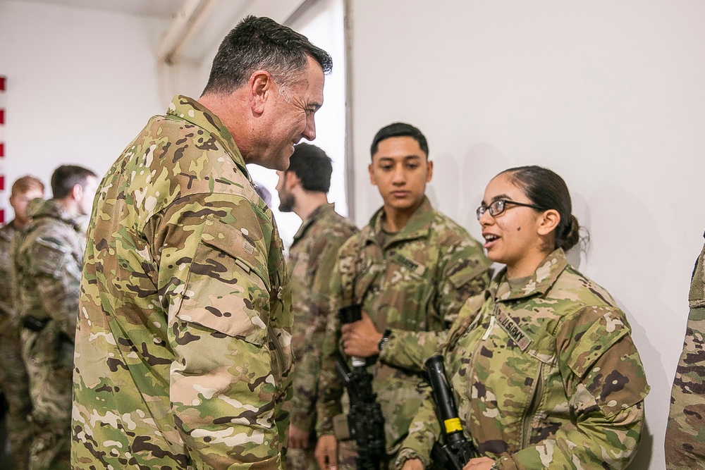 SOJTF-OIR commander visits deployed troops