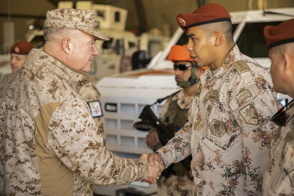 USCENTCOM commander visits FOB North in Egypt