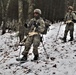Fort McCoy Cold-Weather Operations Course students practice snowshoeing, ahkio sled use