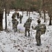 Fort McCoy Cold-Weather Operations Course students practice snowshoeing, ahkio sled use
