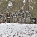 Fort McCoy Cold-Weather Operations Course students practice snowshoeing, ahkio sled use