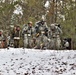 Fort McCoy Cold-Weather Operations Course students practice snowshoeing, ahkio sled use