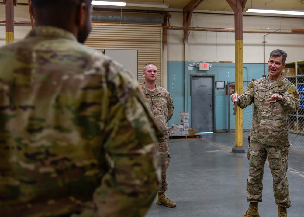 Command Chief visits CE Airmen