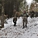 ort McCoy Cold-Weather Operations Course students practice snowshoeing, ahkio sled use