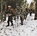 Fort McCoy Cold-Weather Operations Course students practice snowshoeing, ahkio sled use