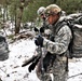 Fort McCoy Cold-Weather Operations Course students practice snowshoeing, ahkio sled use