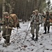 Fort McCoy Cold-Weather Operations Course students practice snowshoeing, ahkio sled use