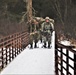 Cold-Weather Operations Course Class 20-02 students practice snowshoeing at Fort McCoy