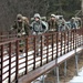 Cold-Weather Operations Course Class 20-02 students practice snowshoeing at Fort McCoy