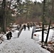 Cold-Weather Operations Course Class 20-02 students practice snowshoeing at Fort McCoy