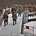 Cold-Weather Operations Course Class 20-02 students practice snowshoeing at Fort McCoy