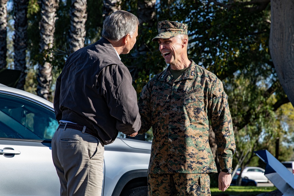 The Assistant Secretary of the Navy Visits 1st Marine Division