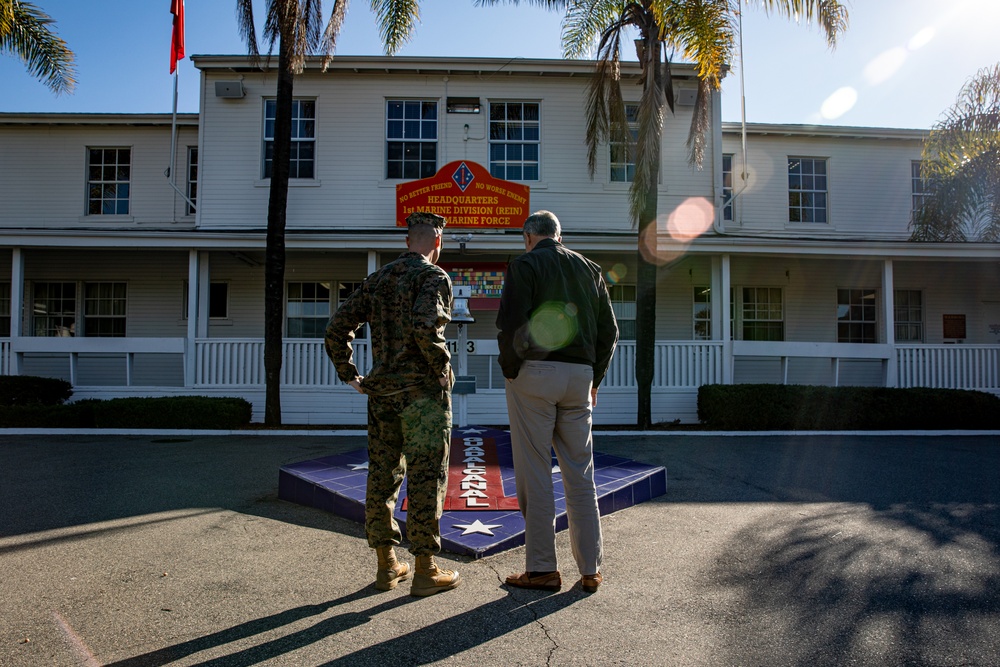 The Assistant Secretary of the Navy Visits 1st Marine Division