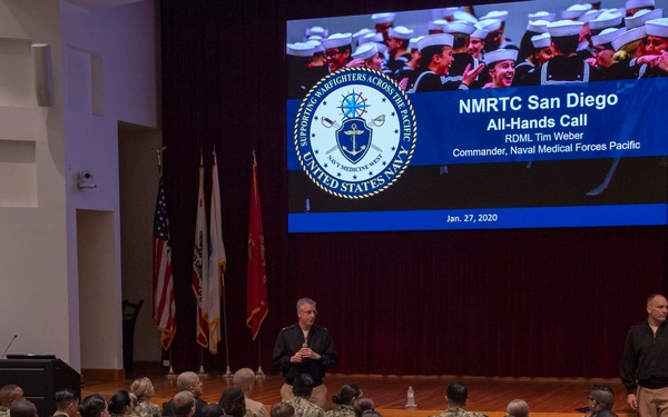Rear Adm. Tim Weber Visits NMRTC San Diego