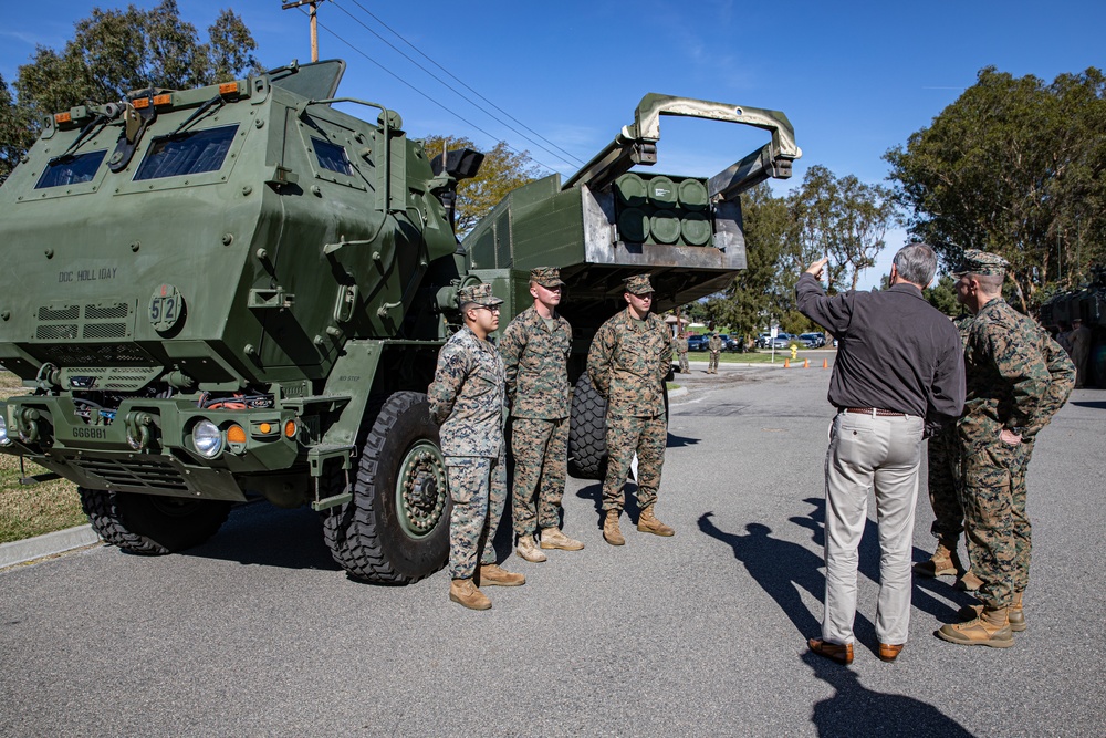 The Assistant Secretary of the Navy Visits 1st Marine Division