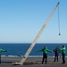 Nimitz Sailors Test Barricade Stanchion