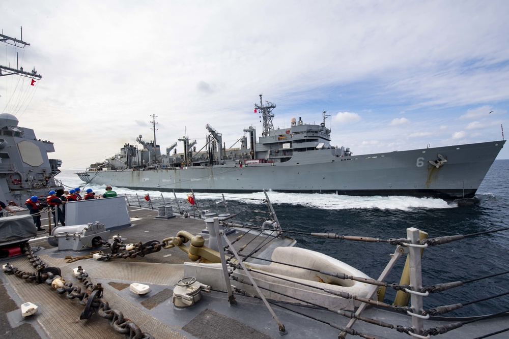 USS Lassen (DDG 82) transits the Arabian Sea