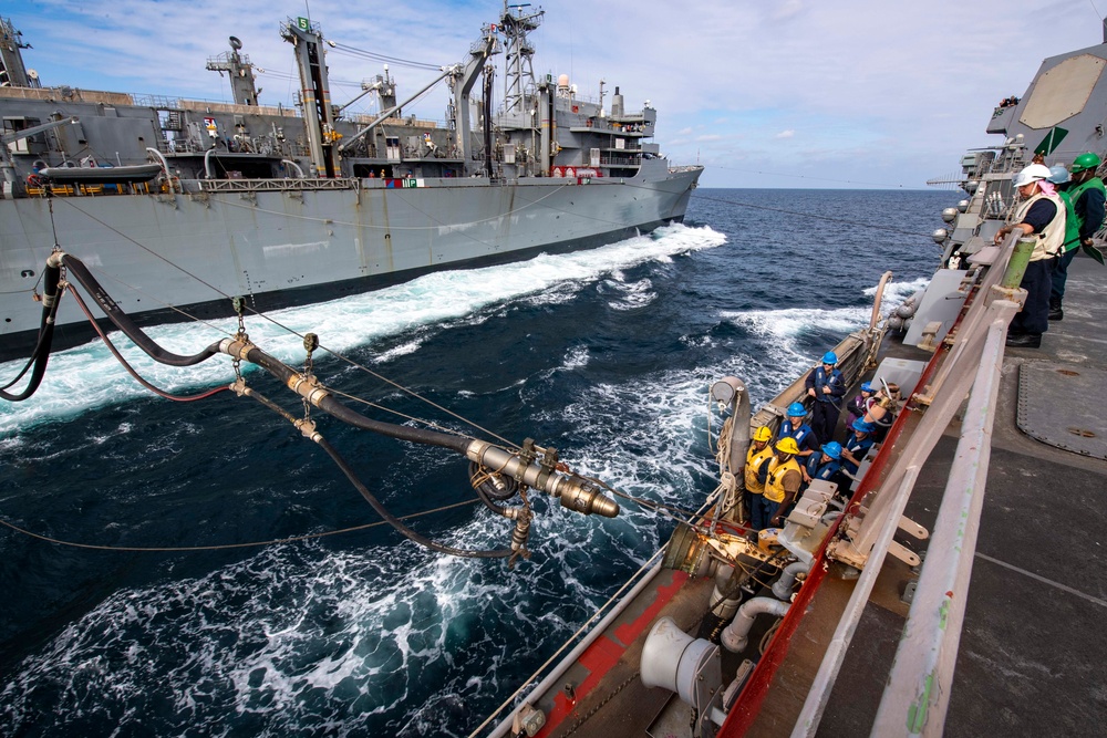 USS Lassen (DDG 82) transits the Arabian Sea