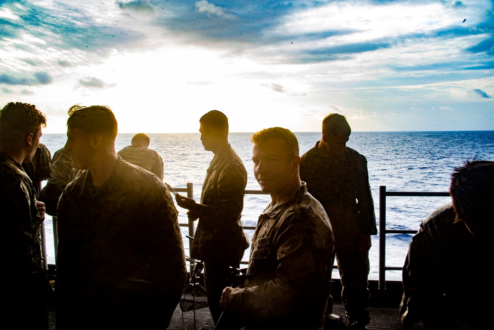 Always Ready; 31st MEU Equipment Check aboard USS America (LHA 6)